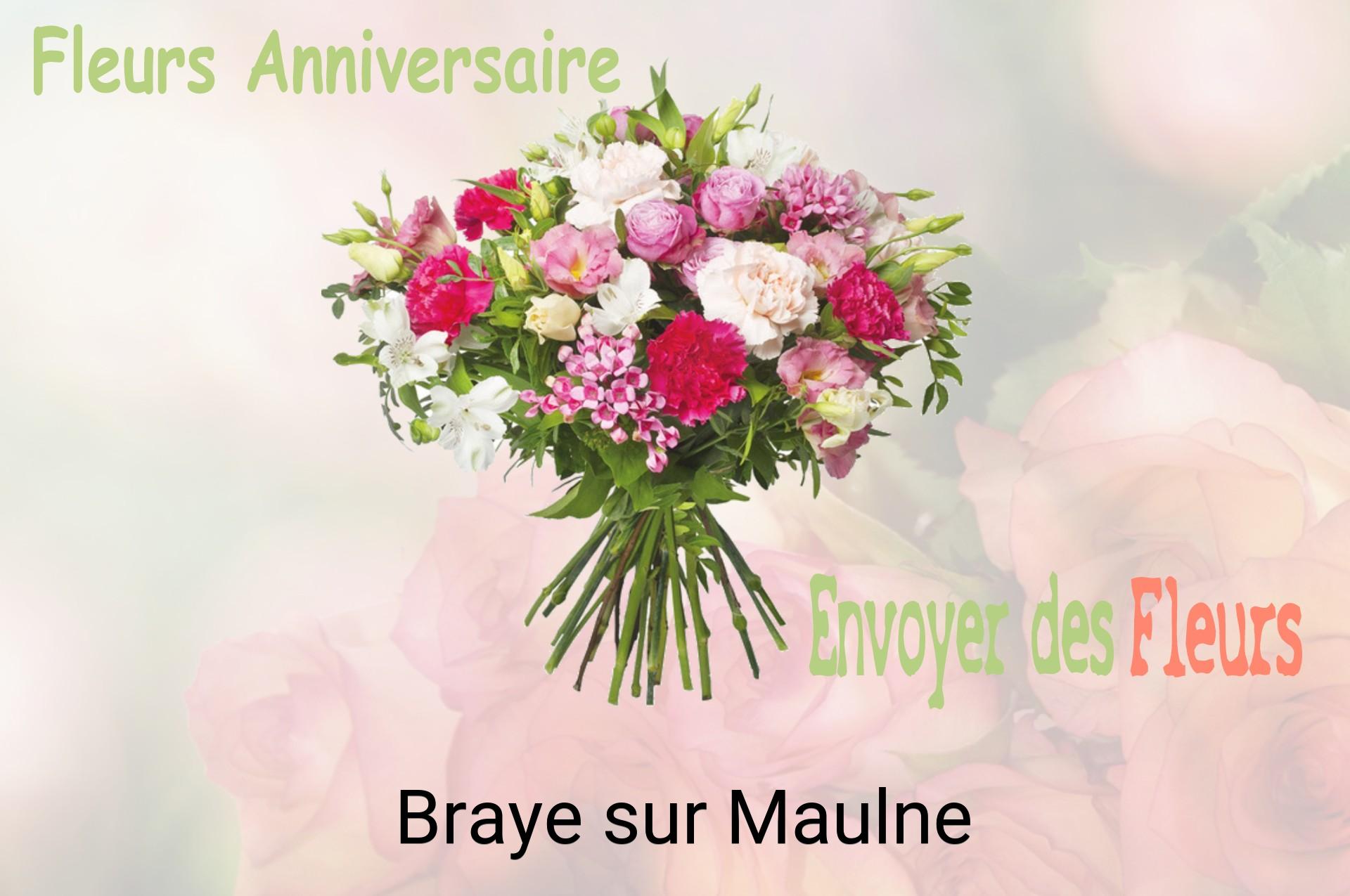 Bouquet de fleurs d’anniversaire livré à Braye-sur-Maulne