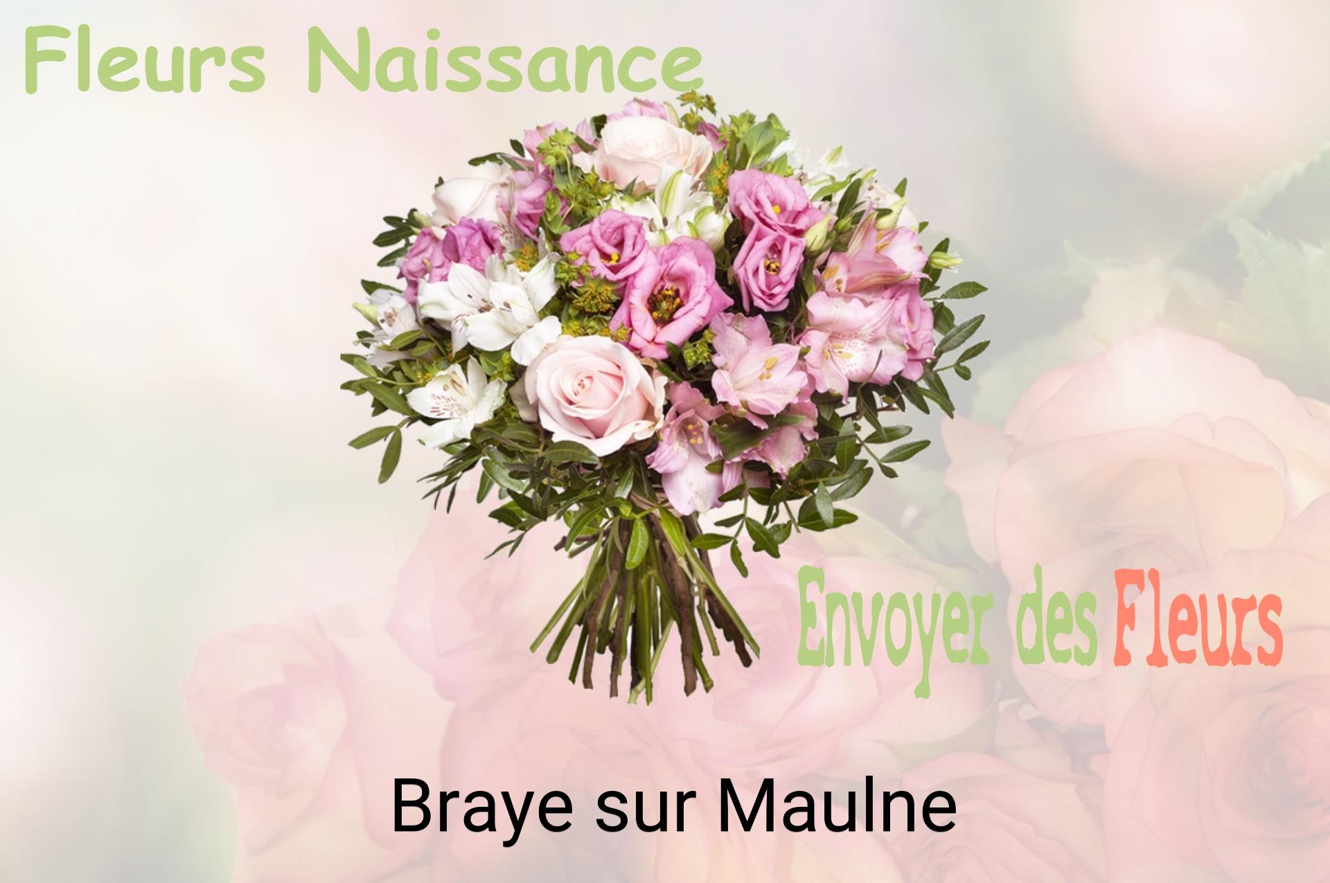 Bouquet de fleurs de naissance livré à Braye-sur-Maulne